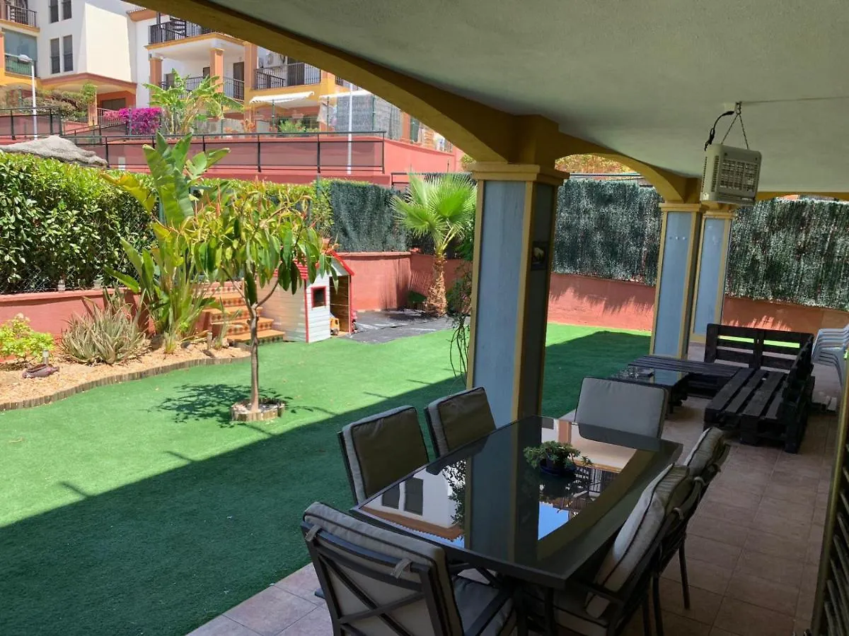 Apartamento Con Jardin Privado Y Acceso A Piscina Huelva Apartament